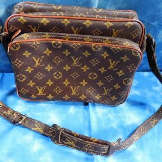 ルイヴィトン(LOUIS VUITTON)の本物◆訳アリ ヴィトン ショルダーバッグ 旧ナイル ミグラトゥール モノグラム(ショルダーバッグ)