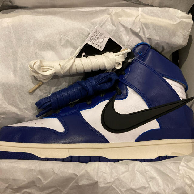 AMBUSH × NIKE DUNK HIGH DEEP ROYAL新品未使用付属品