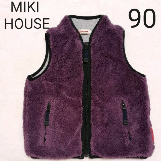 mikihouse(ミキハウス)の美品　MIKI HOUSE　ミキハウス　ベスト　90 キッズ/ベビー/マタニティのキッズ服男の子用(90cm~)(ジャケット/上着)の商品写真