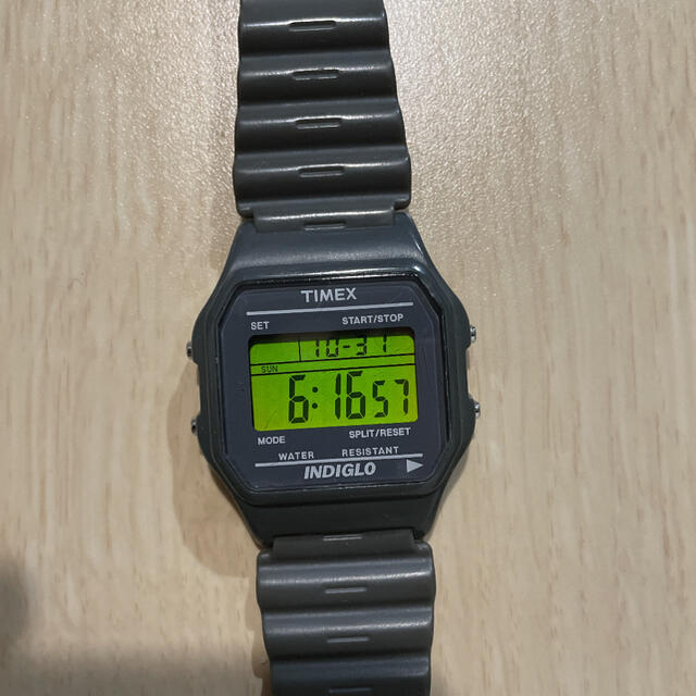 TIMEX INDIGLO GRAY 腕時計