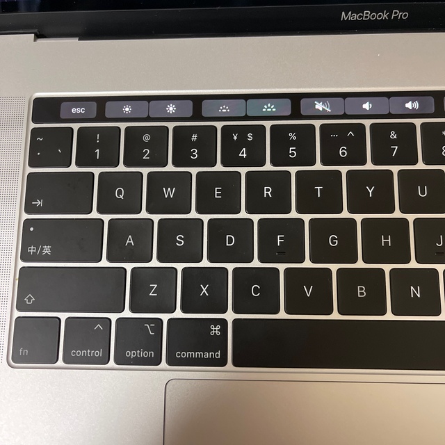 MacBook Pro 2019 15インチ シルバー 中国語キーボード