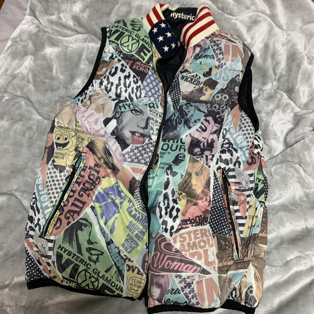 好評在庫あ HYSTERIC GLAMOUR - ダウンベスト ヒステリックグラマー HYSTERIC GLAMOUR 総柄の通販 by ZOOKEEPER|ヒステリックグラマーならラクマ 格安日本製