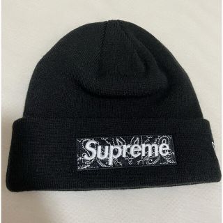 シュプリーム(Supreme)のsupreme バンダナbox logo ビーニー(ニット帽/ビーニー)