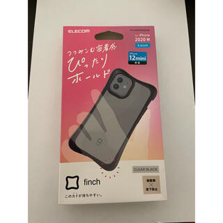 エレコム(ELECOM)のfinch iphone12miniケース クリアブラック(iPhoneケース)
