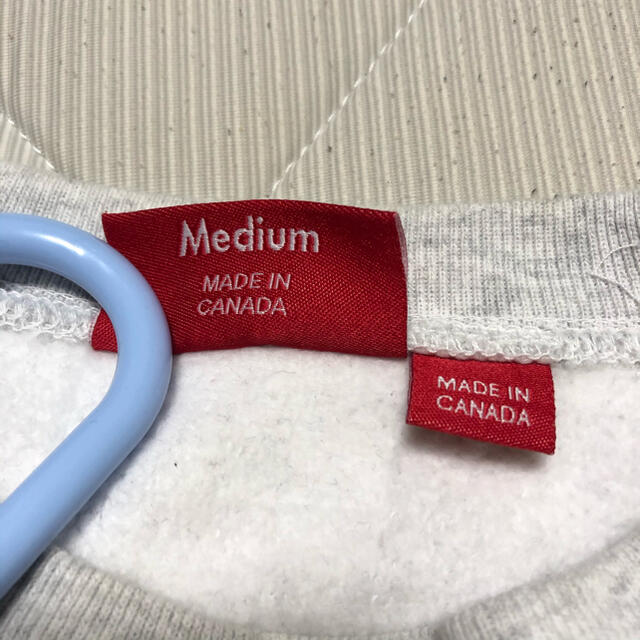 18FW Supreme Box Logo Crewneck Ash Grey