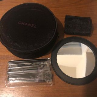 シャネル(CHANEL)のCHANEL レ ミニ ドゥ     ポーチ　５種のブラシセット(コフレ/メイクアップセット)