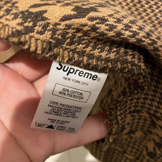 Supreme(シュプリーム)のsupreme houndstooth logos snap jacket XL メンズのジャケット/アウター(ブルゾン)の商品写真