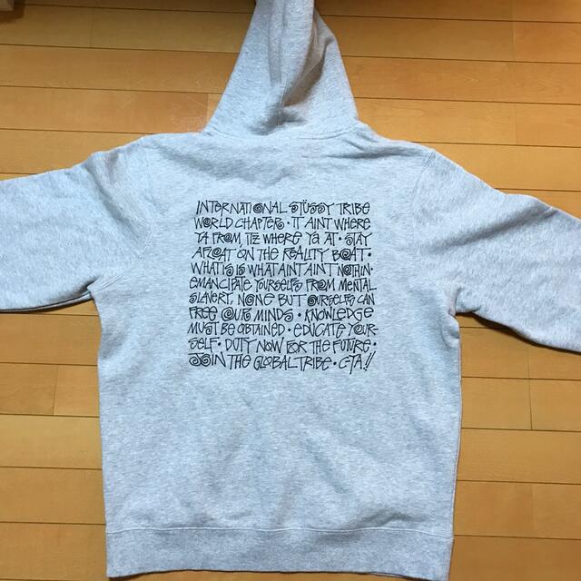 ストゥーシー STÜSSY STUSSY パーカー M グレー