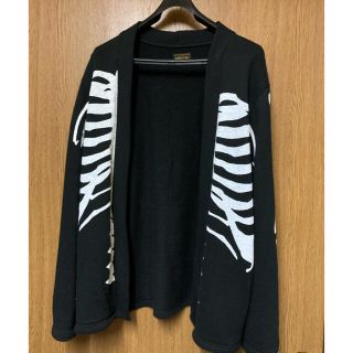 キャピタル(KAPITAL)のkapital ECO裏毛 KAKASHIシャツ BONE size3(カーディガン)