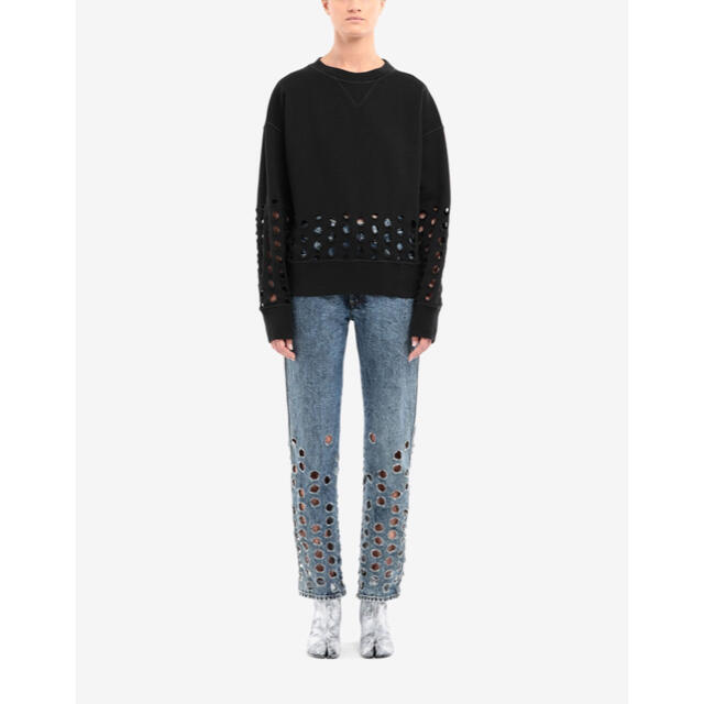 MaisonMargiela パンチホールスウェットシャツ