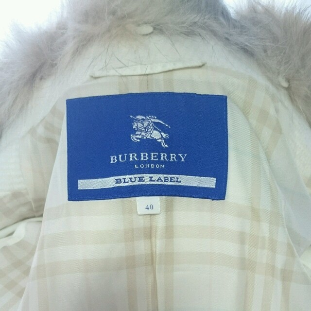 BURBERRY(バーバリー)のラガキティ様専用♡ﾊﾞｰﾊﾞﾘｰsize40♡上品姫ｺｰﾄ レディースのジャケット/アウター(毛皮/ファーコート)の商品写真