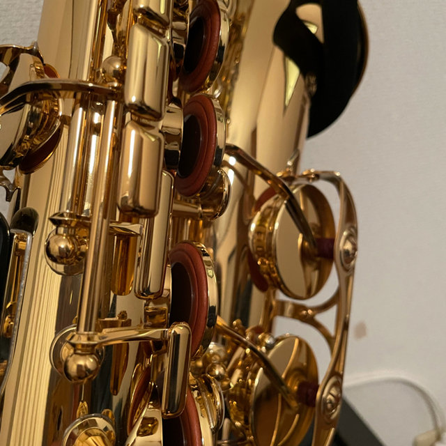 ヤマハ(ヤマハ)の【ダイキ様専用】アルトサックス YAS-380  譜面台付き 楽器の管楽器(サックス)の商品写真