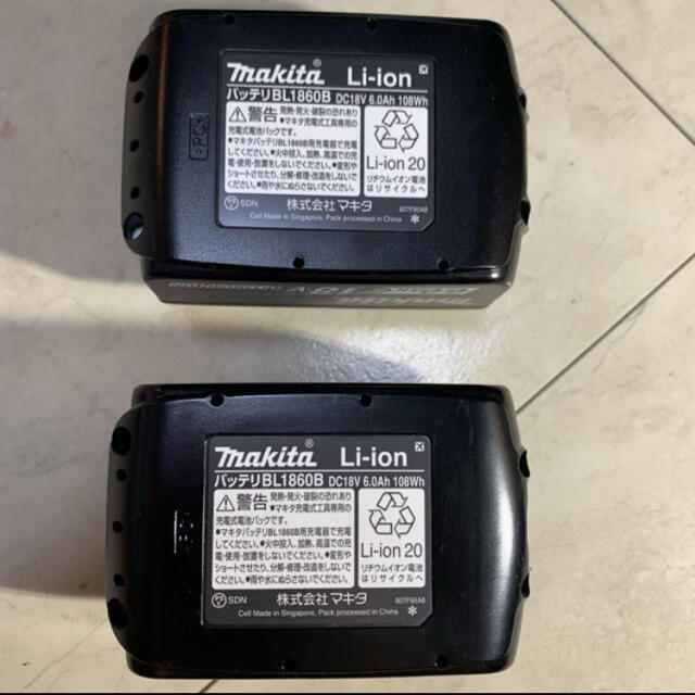 Makita - ☆ マキタ純正品 新品未使用品 18vバッテリー ☆の通販 by り