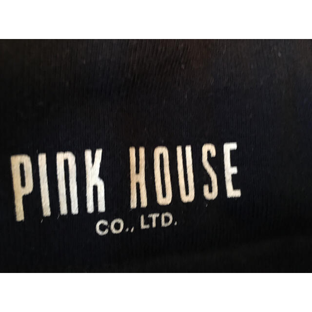 PINK HOUSE(ピンクハウス)のピンクハウス　紺オーバーオールテディベア　トレーナー レディースのトップス(トレーナー/スウェット)の商品写真