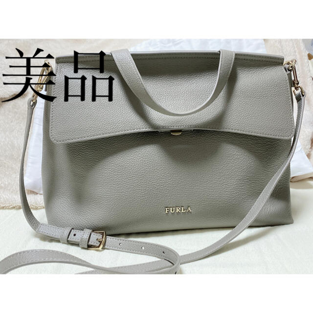 美品】FURLA フルラ ハンドバッグ ショルダーバッグ - ハンドバッグ