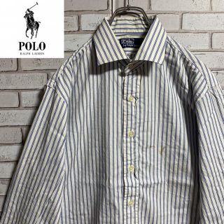 ポロラルフローレン(POLO RALPH LAUREN)の90s 古着 ポロ ラルフローレン BDシャツ ゆるだぼ ビッグシルエット(シャツ)