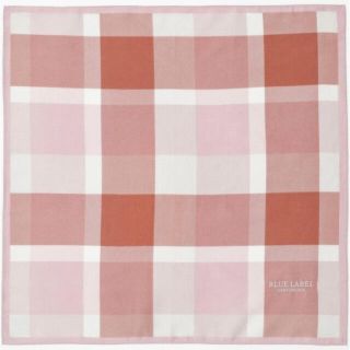 バーバリーブルーレーベル(BURBERRY BLUE LABEL)のゆず様専用【新品】クレストブリッジチェックハンカチ　ピンク(ハンカチ)