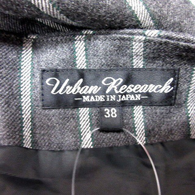 URBAN RESEARCH(アーバンリサーチ)のアーバンリサーチ スカート フレア ひざ丈 ストライプ ウール 38 レディースのスカート(ひざ丈スカート)の商品写真