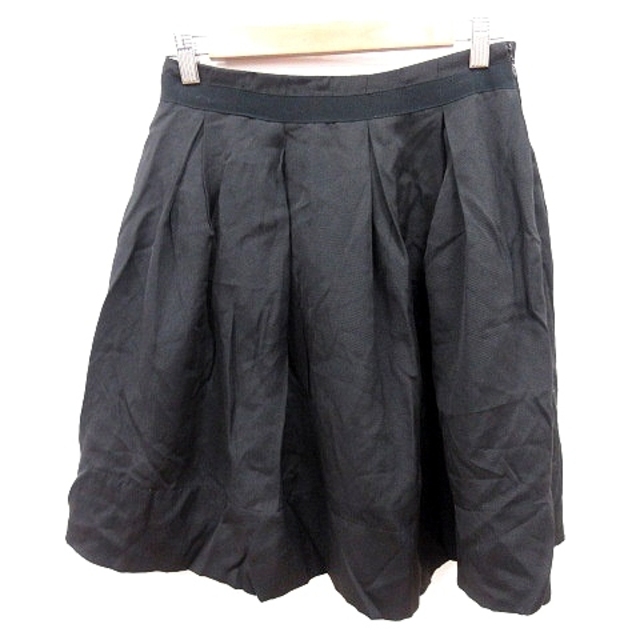 FLORENT(フローレント)のフローレント FLORENT スカート フレア ひざ丈 36 黒 ブラック レディースのスカート(ひざ丈スカート)の商品写真