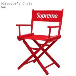 シュプリーム(Supreme)のSupreme Directors Chair Red 椅子(折り畳みイス)