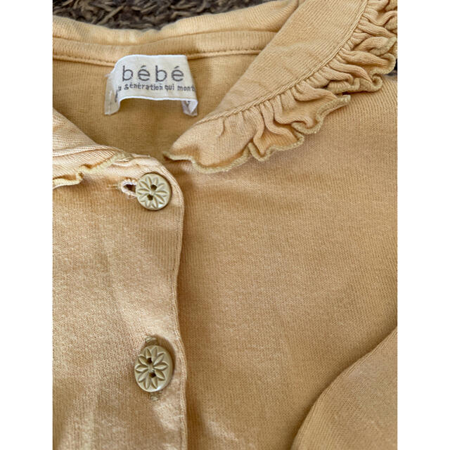 BeBe(ベベ)の80サイズ bebe 長袖　ブラウス　カットソー　ベビー　入園式　 キッズ/ベビー/マタニティのベビー服(~85cm)(シャツ/カットソー)の商品写真