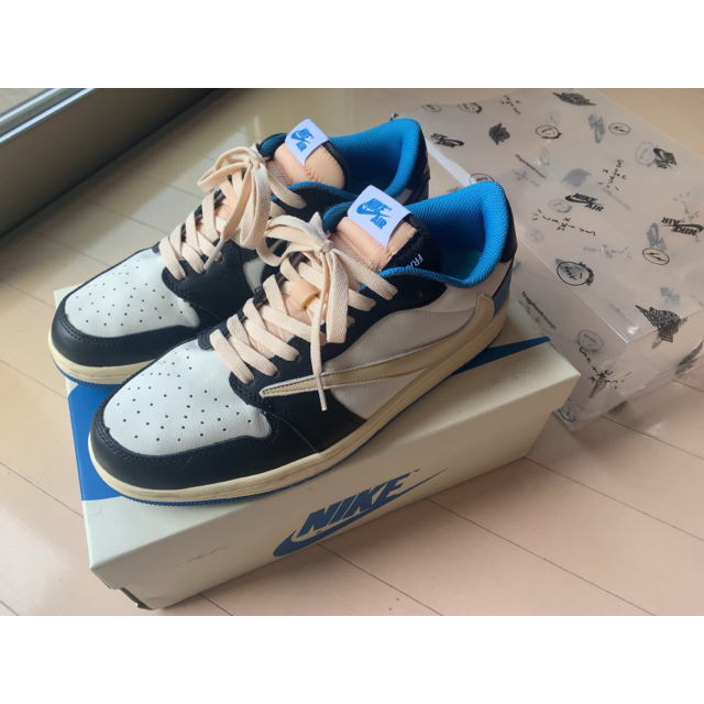 280㎝状態即発送NIKE jordan1 LOW travis fragment 28㎝