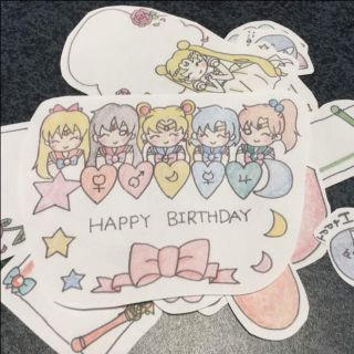 ハンドメイド セーラームーンお誕生日クラフトの通販 By にっけ S Shop ラクマ