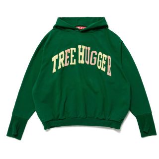 アベイシングエイプ(A BATHING APE)のCPFM GREEN THUMBS UP HOODIE M(パーカー)