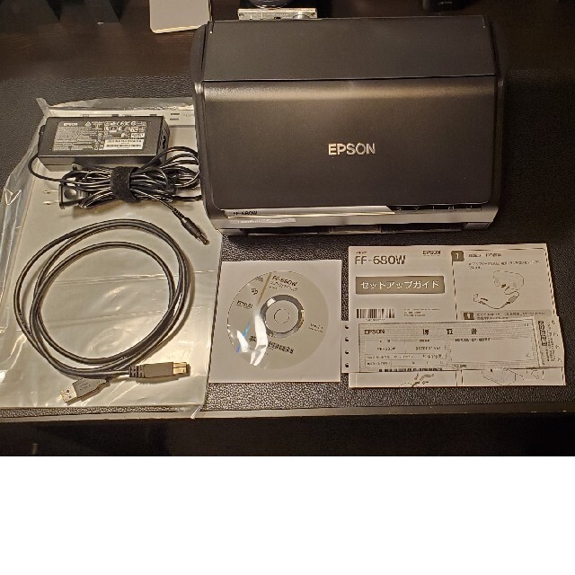 EPSON A4フォトスキャナー FF-680W エプソン フォトスキャナー FF-680W (シートフィード A4 USB対応 Wi-Fi対応 写真簡単スキャン)
