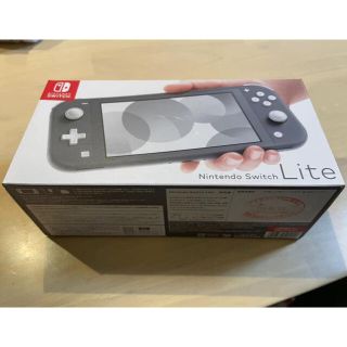 ニンテンドースイッチ(Nintendo Switch)のニンテンドーSwitchライト　ブラック　中古品(家庭用ゲーム機本体)