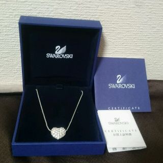 スワロフスキー(SWAROVSKI)のSWAROVSKI♡スワロフスキー♡ハートパヴェリバーシブルネックレス(ネックレス)