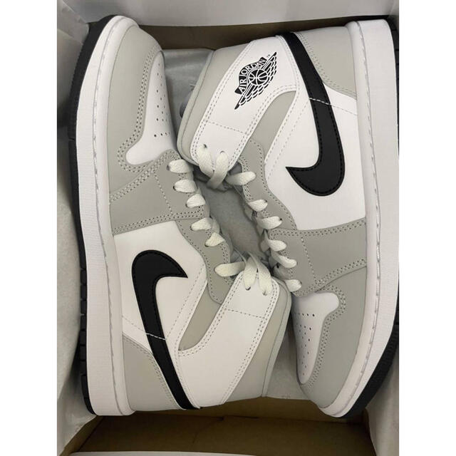 29CM Nike Wmns Air Jordan 1 Mid Grey Fog 1