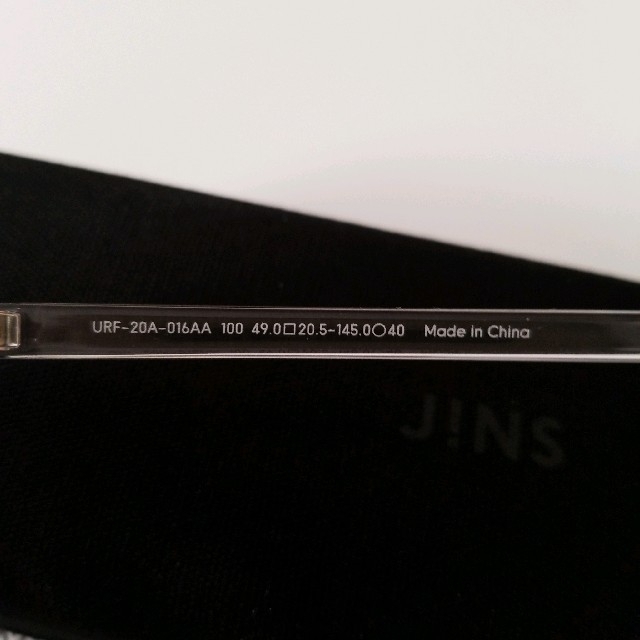 JINS(ジンズ)のJINS クリアメガネフレーム モードなわたし レディースのファッション小物(サングラス/メガネ)の商品写真