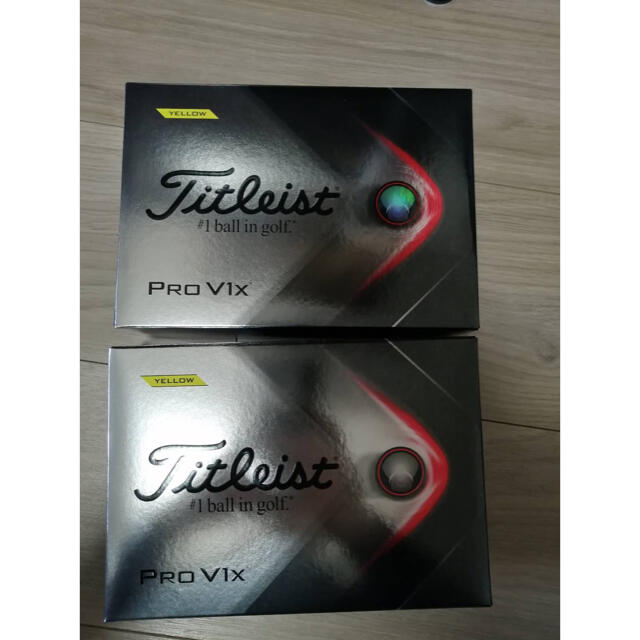 pro v1x イエロー 2021モデル 2ダース 24球