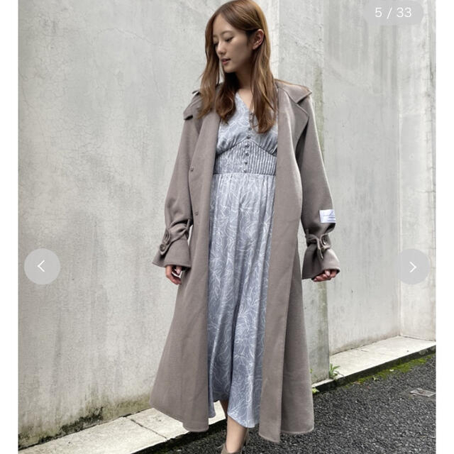 SEAL限定商品】 スナイデル ウロコカシミアコート 21-22AW モカ 0