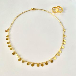 バーニーズニューヨーク(BARNEYS NEW YORK)のDiane Singh KIRA18k gold plated necklace(ネックレス)