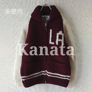 カナタ(KANATA)の【新品未使用】Kanata カナタ カウチンニット カナダ製 Mサイズ(ニット/セーター)