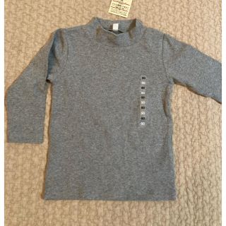 ムジルシリョウヒン(MUJI (無印良品))のＭＵＪＩ(無印)　ハイネック長袖Tシャツ　90 (Tシャツ/カットソー)