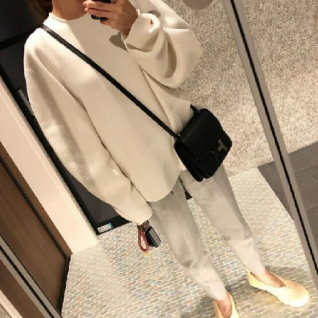 魅力の Drawer - ブラミンク 完売 ニット 白 36 BLAMINK ドゥロワー