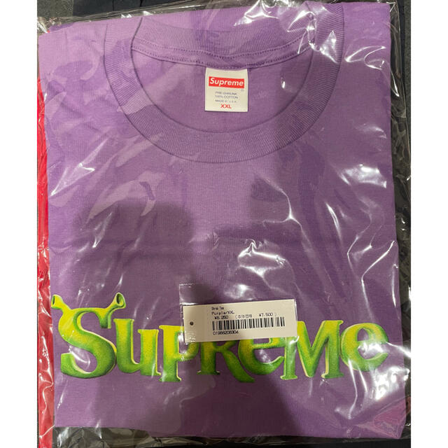 XXL Supreme Shrek Tee シュプリーム シュレック パープル