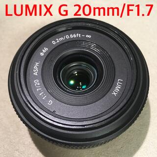 パナソニック lumix g 20mm ／ f1．7 asphの通販 100点以上 | フリマ 