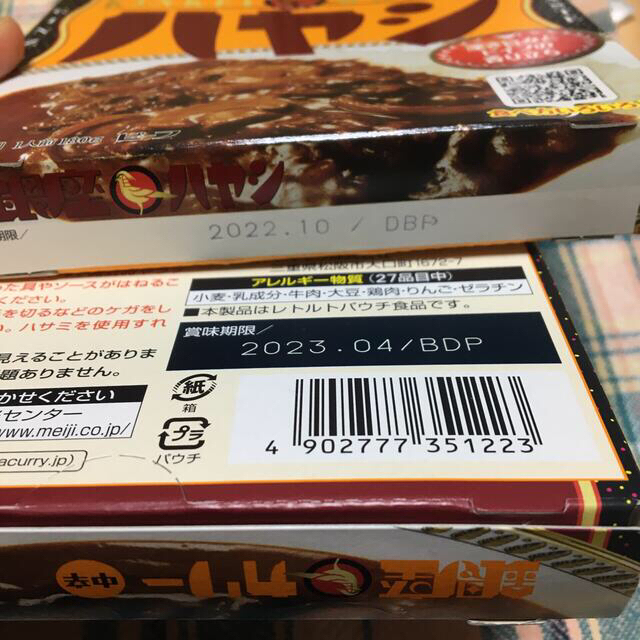 明治(メイジ)の銀座カリー&ハヤシ 食品/飲料/酒の加工食品(レトルト食品)の商品写真