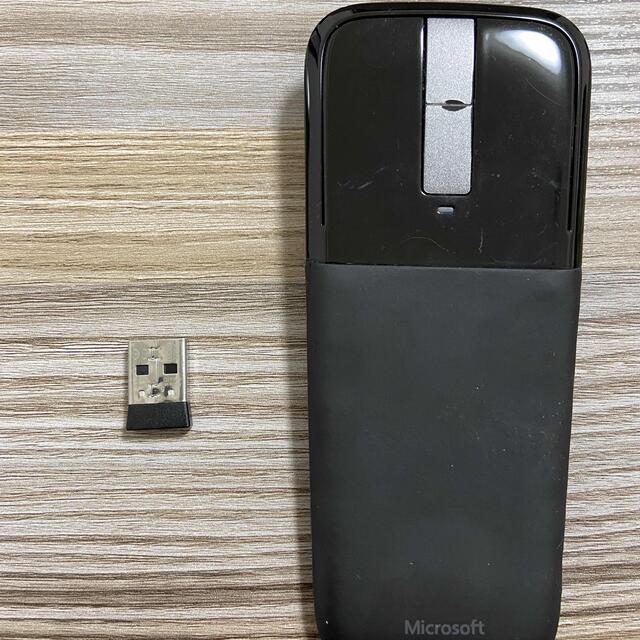 Microsoft(マイクロソフト)の※ひろ♡さん専用【中古品】Microsoft  アークタッチ マウス　ブラック  スマホ/家電/カメラのPC/タブレット(PC周辺機器)の商品写真