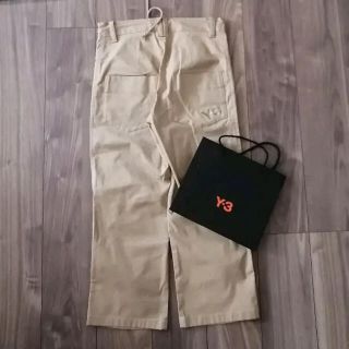 ワイスリー(Y-3)のY-3 クロップドパンツ　ヨウジヤマモト　Sサイズ(ワークパンツ/カーゴパンツ)