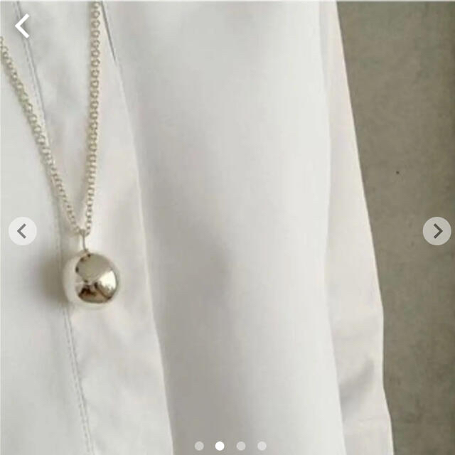 CHIEKO＋ チエコプラス wonky ball necklace シルバー - ネックレス