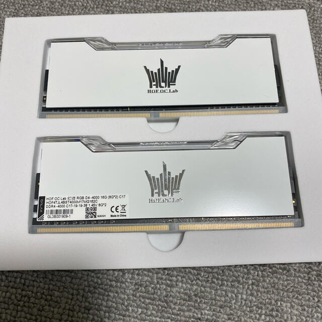 スマホ/家電/カメラDDR4 GALAX HOF OC Lab Phantom RGB 8GB×4