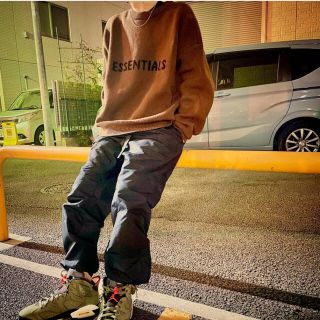 フィアオブゴッド(FEAR OF GOD)のessentials☆ニットセーター☆ブラウン☆L(ニット/セーター)