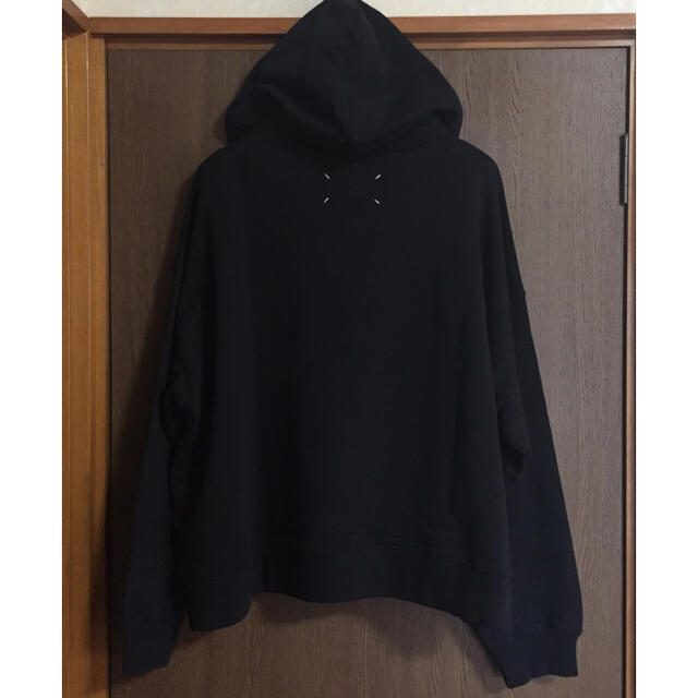 黒XS新品 メゾン マルジェラ スローガン スウェット オーバーサイズ
