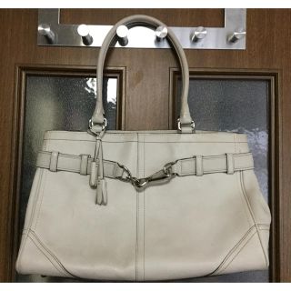 コーチ(COACH)のju様専用    coach トートバッグ オフホワイト(トートバッグ)