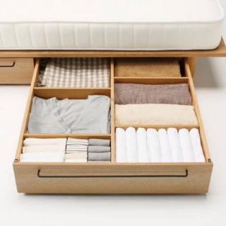 ムジルシリョウヒン(MUJI (無印良品))の無印良品　ベッド下収納BOX(ケース/ボックス)